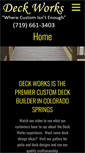 Mobile Screenshot of deck-works.com